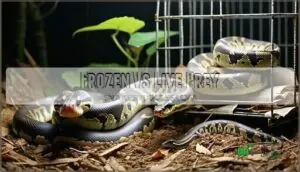 frozen vs live prey frozen vs live prey
