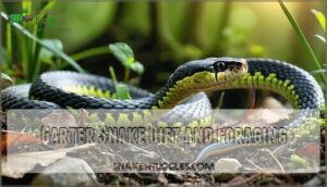 garter snake diet and foraging