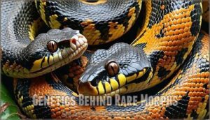 genetics behind rare morphs