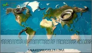 geographic distribution of venomous snakes geographic distribution of venomous snakes