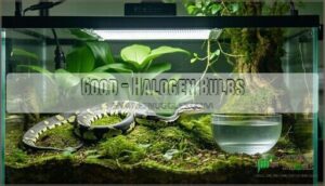 good - halogen bulbs