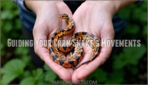 guiding your corn snake's movements