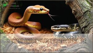 habitat and enclosure maintenance