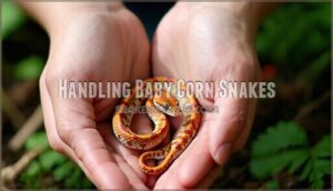 handling baby corn snakes