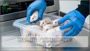 handling frozen rodents