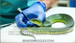 health checks before brumation