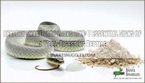 healthy snake poop looks like