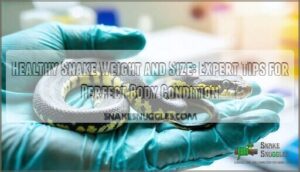 healthy snake weight and size