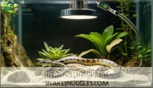 heat lamps usage