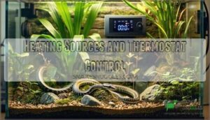 heating sources and thermostat control