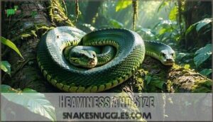 heaviness and size