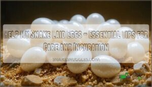 help my snake laid eggs