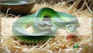 helping snakes poop normally