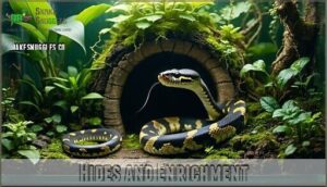 hides and enrichment