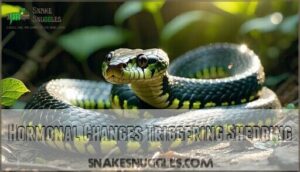 hormonal changes triggering shedding