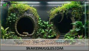 housing and enclosure setup
