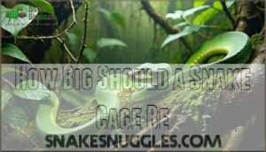 how big should a snake cage be