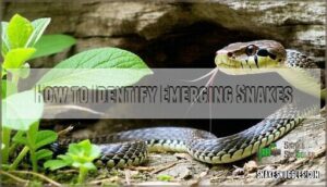 how to identify emerging snakes