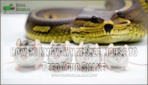 how to know what size mouse to feed your snake