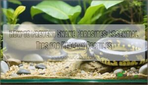 how to prevent snake parasites