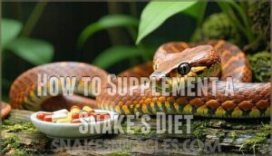 how to supplement a snakes diet