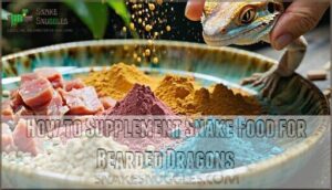 how to supplement snake food for bearded dragons