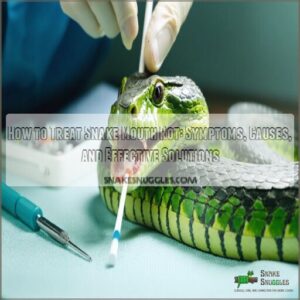 how to treat snake mouth rot