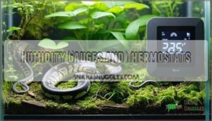 humidity gauges and thermostats