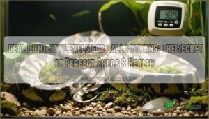 ideal humidity levels for ball pythons