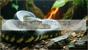 ideal snake temperature