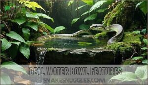 ideal water bowl features