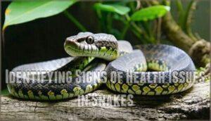 identifying signs of health issues in snakes