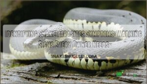 identifying snake parasites symptoms