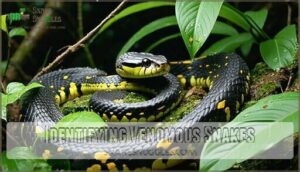 identifying venomous snakes