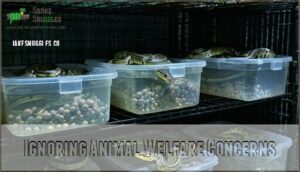 ignoring animal welfare concerns