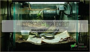 inadequate husbandry