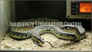inadequate temperature control