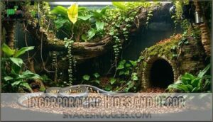 incorporating hides and decor