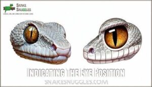 indicating the eye position