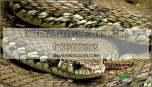 internal parasites and worm infestations
