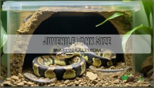 juvenile tank size