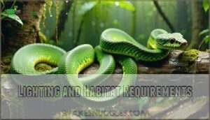 lighting and habitat requirements
