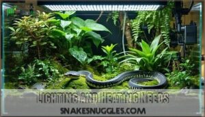 lighting and heating needs
