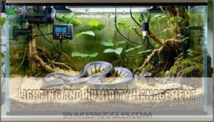 lighting and humidity management