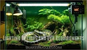 lighting options and uvb requirements