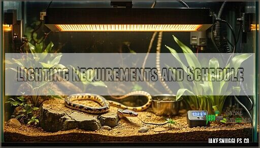 Illustration of Housing Requirements For Snakes
