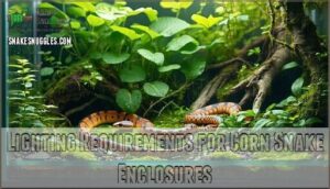 lighting requirements for corn snake enclosures