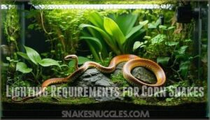 lighting requirements for corn snakes
