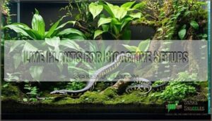 live plants for bioactive setups