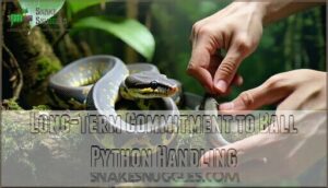 long-term commitment to ball python handling
